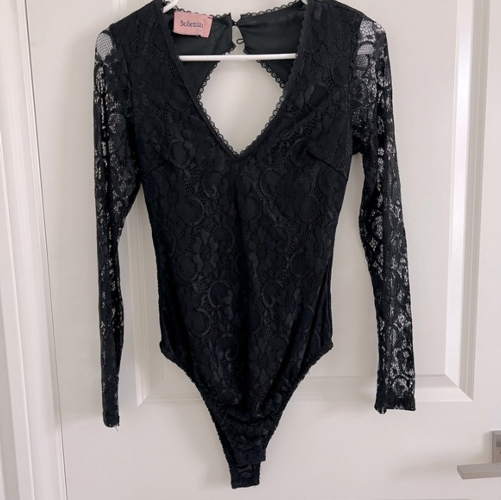 Black Lace Bodysuit